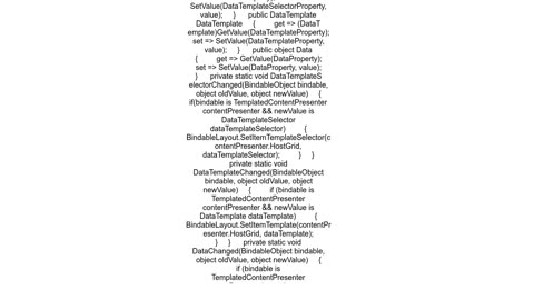 How to present data with binding and DataTemplate -or- ContentControl for MAUI