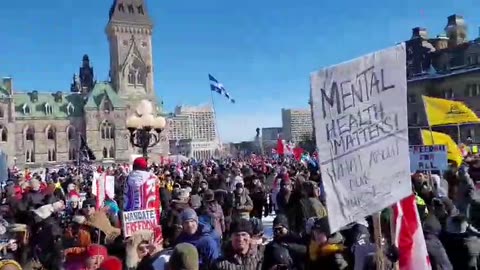 There was a Traditional Canadian Chant at the truckers protest back in the day