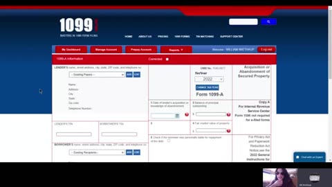 1099c Paper form to close out court cases