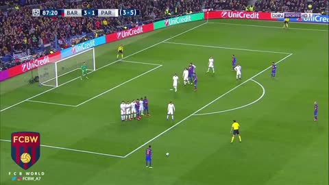 El golazo de falta de Neymar vs PSG