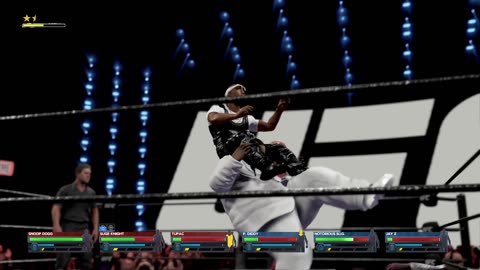 BlackMonkTheGamer - WWE 2K24 6-Man Tag Match East VS West HipHop