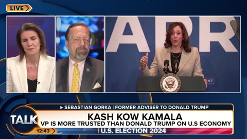 Kamala is an Idiot. Sebastian Gorka on TalkTV