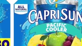 Capri Sun Pacific Cooler Mixed Fruit Naturally Flavored Kids Juice Drink Blend