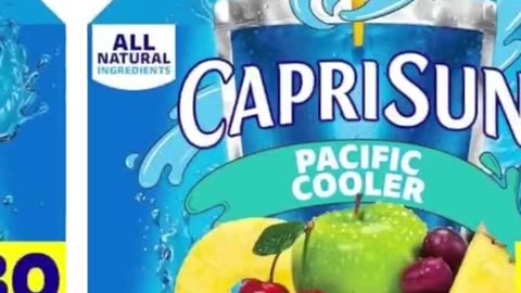 Capri Sun Pacific Cooler Mixed Fruit Naturally Flavored Kids Juice Drink Blend