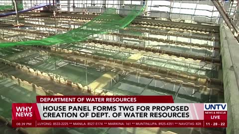 House panel forms TWG for proposed creation of Department of Water Resources