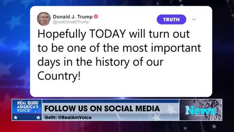 Former President Trump hopes today is one of most important days in American history