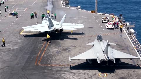 Frence RAFALE MARINE TEAM Training