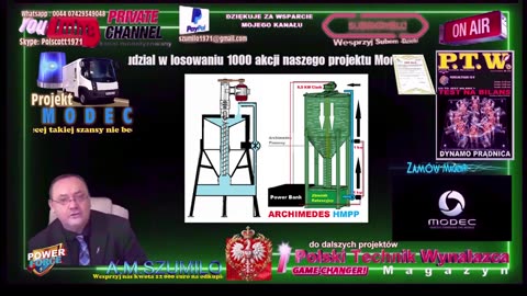 Hydro Micro Power Plant Archimedes / Wolna Energia / Hydro Energia / Darmowa Energia