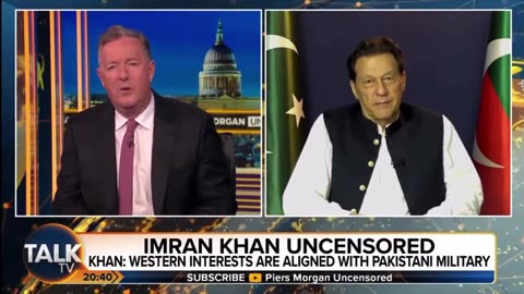 Imran Khan tells Piers Morgan he's "mentally prepared" to go to jail