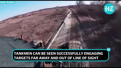 Russian tanks destroy Ukrainian troops on banks of Dnipro River | Watch dramatic footage