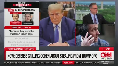 ‘I’m Still Reeling!’ CNN Anchors Shocked By Trump Trial Revelation Cohen Stole Money From Trump Org