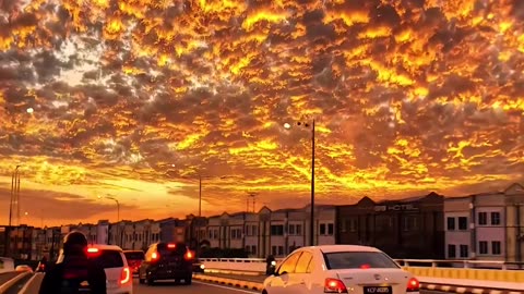 Sky on fire 🔥