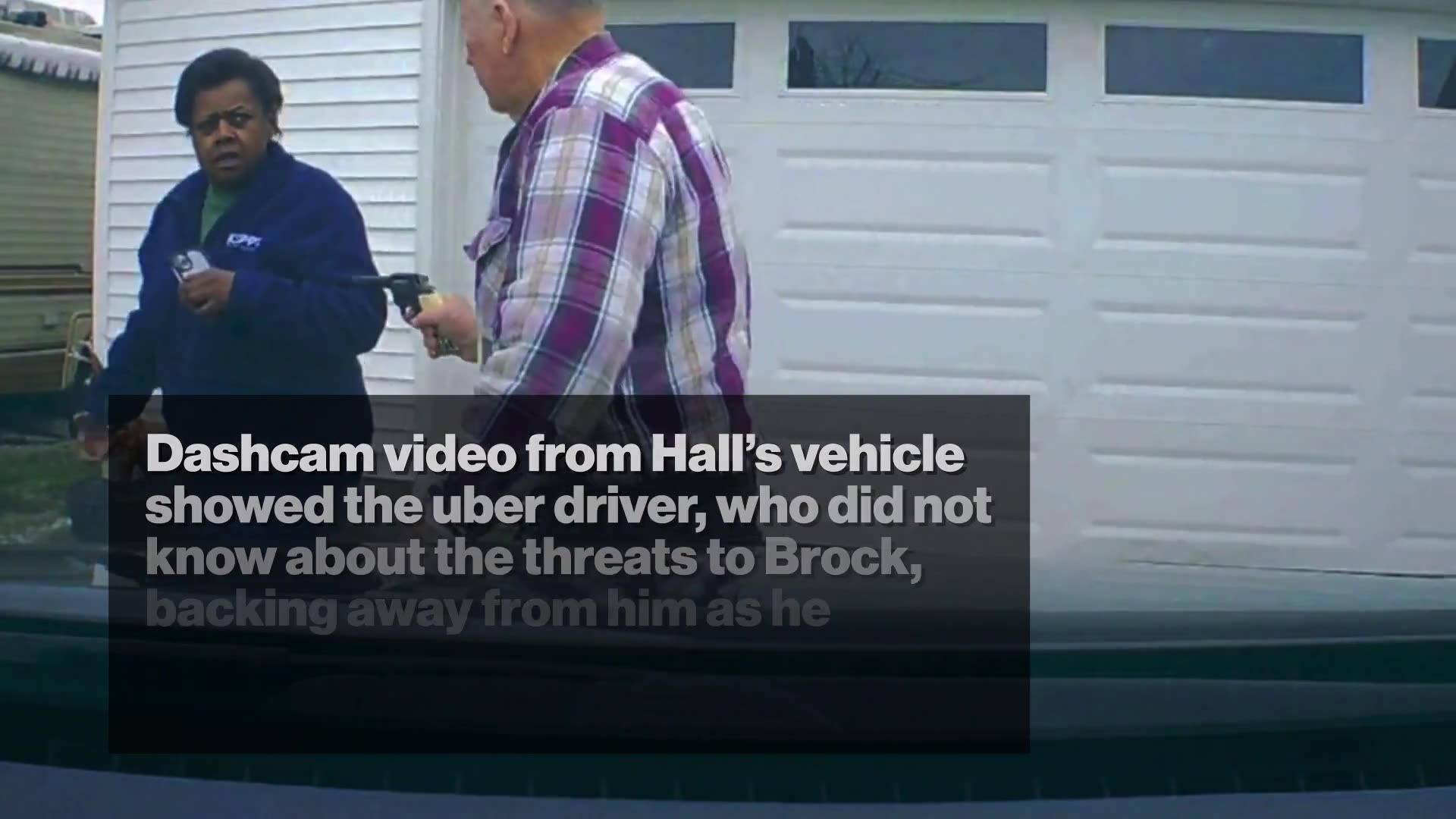 'I'm sure glad you guys are here': Moment scam victim greets cops after allegedly shooting innocent Uber driver