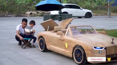 Handmade WOOD CAR!!!