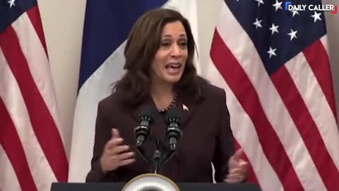 Watch Kamala Try To Explain 'Science' And 'Inflation' On Her Trip To France