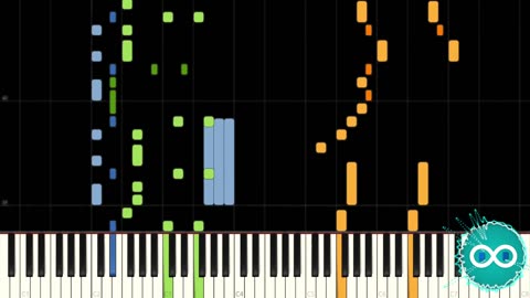 Geometry Dash – Waterflame – Hexagon Force Piano Midi Synthesia