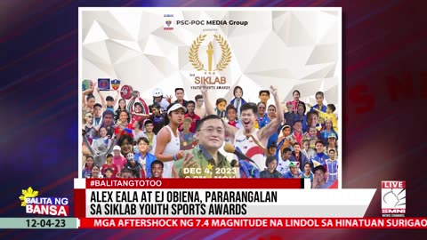 Alex Eala at EJ Obiena, pararangalan sa SIKLAB Youth Sports Awards