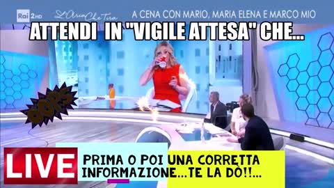 MYRTA MERLINO - “ATTENDI IN 'VIGILE ATTESA' CHE, PRIMA O POI, UNA CORRETTA INFORMAZIONE... TE LA DÒ!!”😂😂😂