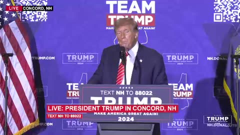 President Trump in Concord, NH (Full Speech, Jan 19)