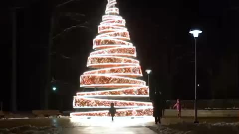 Footage from the traditional Latvian Christmas decorations!