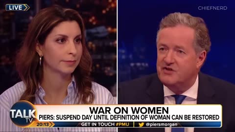 Piers Morgan vs Angelica Malin on How to Define a Woman