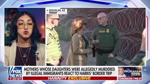 ‘HOLLOW’: Mother of young girl allegedly killed by migrants reacts to Harris’ border visit