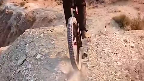 Extreme mountain biking