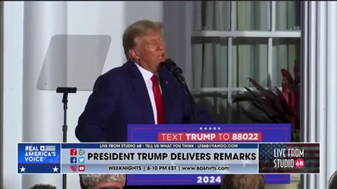 Trump delivers remarks in New Jersey, “On November 5th 2024, Justice will be done. “ #freemilesguo