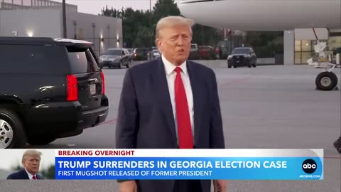 Trump surrenders in Georgia election case | GMA