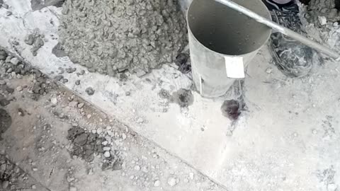 Concrete Testing Slump Test And Temperature Test