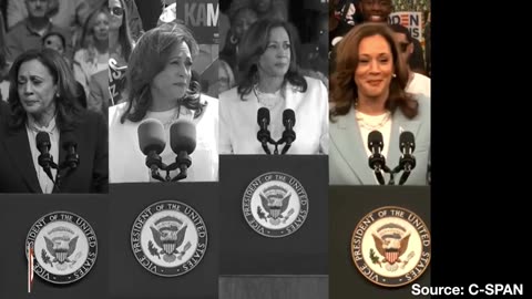 Teleprompter Champion: Watch Kamala Use the Exact Same Script Over and Over Again