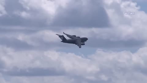 U.S. Air Force Emergency Takeoff_ C-17 Globemaster III Crew at Full Throttle