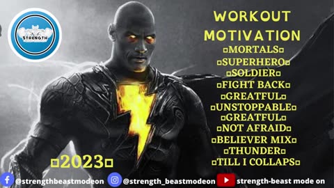 BEST WORKOUT MOTIVATION 2023🔥BEST GYM MUSIC 2023🔥BEST GYM WORKOUT SONGS 🔥 Strength-Beast Mode On🔥🔥