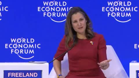 Chrystia Freeland's opening monologue at the WEF