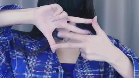 Sexy girl gesture dance and finger dance