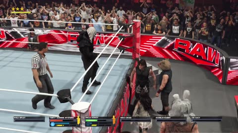 BlackMonkTheGamer - WWE 2K24: Dirty Dom VS Uncle Howdy and Wyatt 6