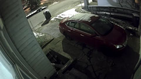 Guy Slips and Falls into Window Well