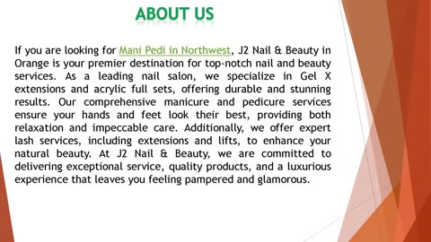 If you are looking for Mani Pedi in Northwest