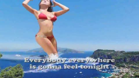 ELO music video ALL OVER THE WORLD with Sexy BIKINI BABES!