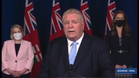 Freedom Convoy - Premier Doug Ford declares State of Emergency Act