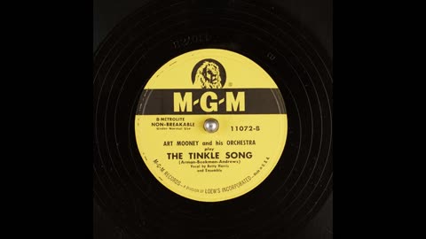 THE TINKLE SONG by ART MOONEY and his ORCHESTRA