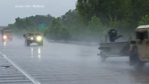 Tropical Storm Francine causing destruction to Louisiana - Latest path