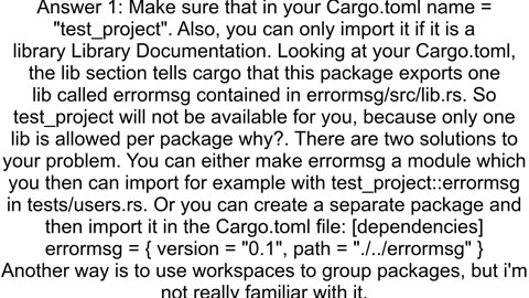 How do I import my main crate into my test files Rust doc example doesn39t work