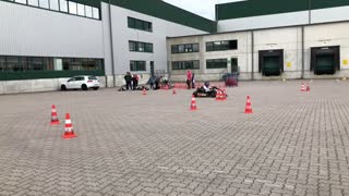 Kart Slalom training