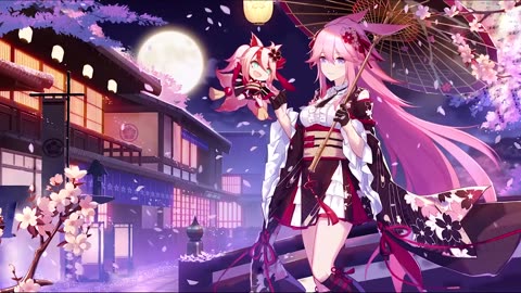 Top EDM || Wallpaper Video 4k - Anime Pr7 Honkai Impact 3 Cherry Blossom