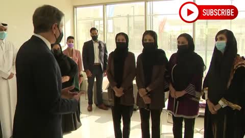 Sec Antony Blinken in Qatar to Meet Afghan Robotics Team Women