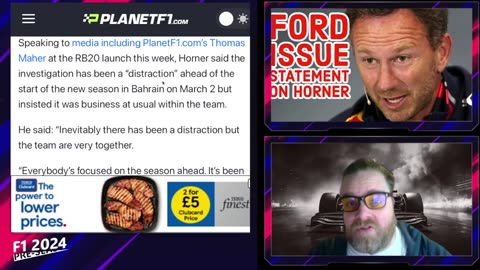 Ford issue Statement on Horner ! #breakingnews