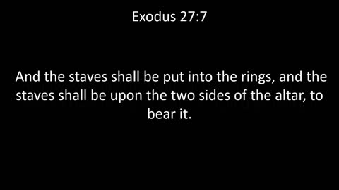 KJV Bible Exodus Chapter 27