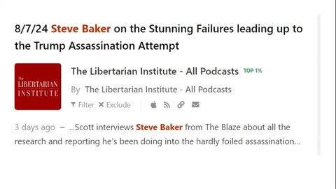 Steve Baker on his J13 research- w/ Scott Horton at the Libertarian Institute -Aug 7