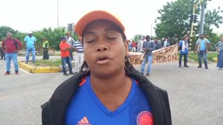 Protesta de habitantes de El Pozón